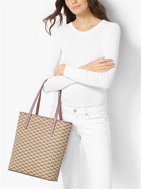 michael kors emry large logo tote|Emry Large Logo Tote .